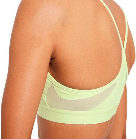 Nike Women's Dri-FIT Indy Logo Cutout Sports Bra (as1, Alpha, l, Regular, Regular) Blue in Saudi Arabia