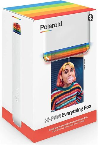 Polaroid Hi-Print - 2nd Generation Bluetooth Connected 2x3 Pocket Photo Dye-Sub Printer - Black Printer Only (9129) in Saudi Arabia