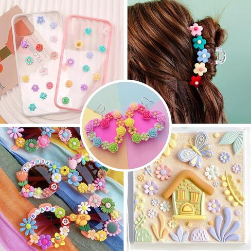 Beadthoven 100Pcs Luminous Resin Bowknot Cabochons Glow in The Dark Bow Nail Charms Colorful Mini Cute Flatback Bowknot Charms for DIY Jewelry Embellishment Supplies Scrapbooking Nail Art Decoration in Saudi Arabia