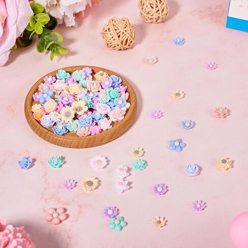 Beadthoven 100Pcs Luminous Resin Bowknot Cabochons Glow in The Dark Bow Nail Charms Colorful Mini Cute Flatback Bowknot Charms for DIY Jewelry Embellishment Supplies Scrapbooking Nail Art Decoration in Saudi Arabia