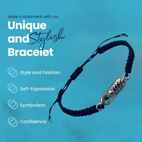 Infinity Collection Running Gifts- Runner Bracelet, Running Jewelry, Adjustable Running Charm Bracelet- Cross Country, Track, Marathon Gifts for Men and Women in Saudi Arabia