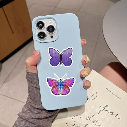 Butterflies Stickers 100PCS,Cool Butterflies Stickers for Scrapbooking,Funny for Teen Girl s Boys,Lovely Underwater Animals Stuff, Decorations for Party, Laptop Decals,Water Bottle in Kuwait