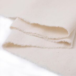 Natural Cotton Canvas Duck Fabric, 63 Inches Wide, 7 oz, 3 Yards Long