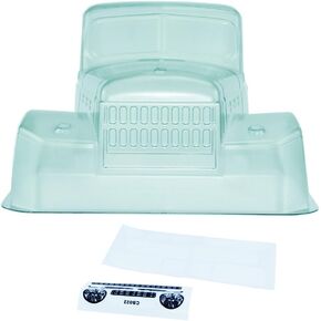 for 1946 Dodge Power Wagon 1/10 Clear RC Crawler Body Cab 12.3" 313m TRX-4/SCX10