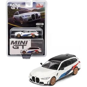 Collectibles Diecast Model Car Compatible with Mini GT 1:64 BMW M3 M Performance Touring Alpine White Limited Edition MGT00776