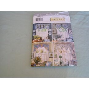 Butterick 4522 Sewing Pattern Waverly Handkerchief Point Window Treatments