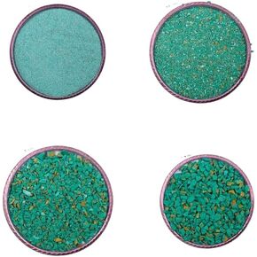 Crushed Green Copper Turquoise Coarse Gemstone Powder All Size Copper Turquoise Gemstone Powder Crushed For Premium Inlay Material Powder