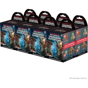 WizKids D&D Icons of The Realms: Underdark Expeditions - 8 ct. Booster Brick