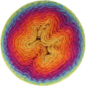 Scheepjes Whirl 1000m Yarn - Color 792 Rainbow Popsicle