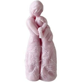Grainrain Abstract Resin Figure Decoration Mold Pregnant Couple Candle Wax Silicone Mold (H-5027)