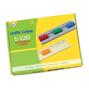 Didax UNIFIX® 1-120 Number Line Track - Extensive, Modular Number Line for Interactive Math Learning in Grades K-2 and Ages 5-7