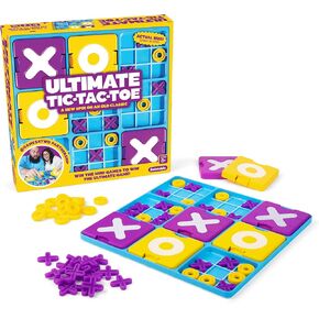 Ultimate Tic Tac Toe™ by Relatable, Fun Board Games for Family Gatherings, Great Games for Kids 8+, Includes 1 Board, 41 Mini X's, 40 Mini O's, 5 Large X's, 5 Large O's