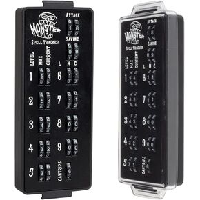 Ultimate RPG Spell Tracker for DND- Easily Keep Track of All Magic Stats, Levels, Modifiers Easily w Adjustable Place-Locking Dials & Protective Cover- Compatible w Dungeons Dragons 5e Tabletop Games