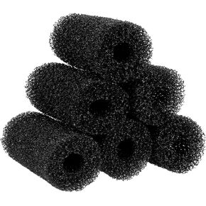 6 Pack Pre-Filter Sponge, Black Pre-Filter Sponge Foam Roll Aquarium Filter Sponge 0.6" Intake Replacement Sponges for Small Fish Shrimp Fry Fish Tank Covers Accessories