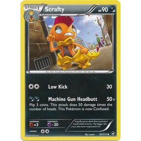 Pokemon - Scrafty (67/111) - XY Furious Fists