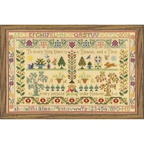 Counted Cross Stitch Kit Season and Time 52 x 33 cm XS5