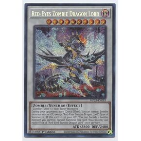 Red-Eyes Zombie Dragon Lord - MP23-EN083 - Prismatic Secret Rare - 1st Edition