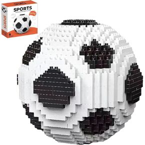 Soccer Ball Micro Mini Building Block Set for Adults Football Sets Gift for Fans Boys 8-12