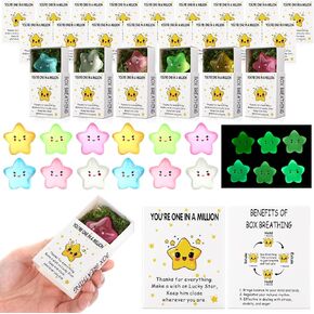 36 Sets Star Emotional Support Gifts Bulk Inspirational Breathing Employee Appreciation Positive Gifts for Staff Coworkers Teacher Family Friends