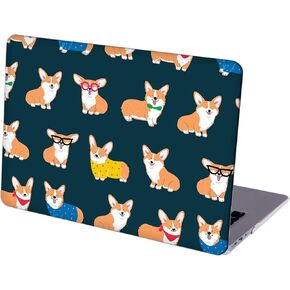 Compatible with MacBook Air 13 inch Retina Display with Touch ID, Hard Protective Shell with Keyboard Cover (M1 A2337 A2179 A1932, 2018 2019 2020 Release) - Welch Corgi - WB08014