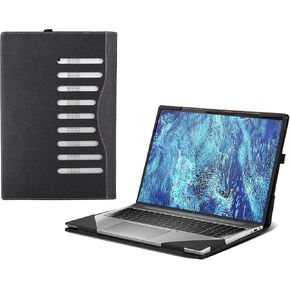 Laptop Case Cover for HP ZBook Firefly 16 G9 /HP ZBook Firefly G10|HPZBook Firefly G11 16" Mobile Workstation Notebook Sleeve Computer Bag Protective PU Leather Shell (Gray)
