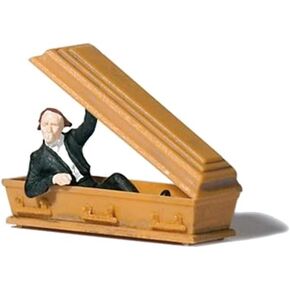 Preiser 29113 Vampire Holding Coffin Lid