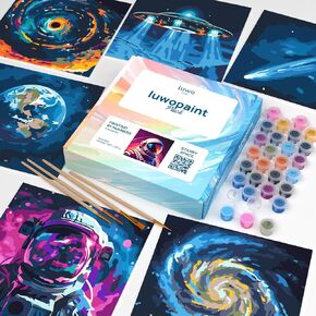 LuwoArte Paint by Numbers Kit for Adults - Starry Space