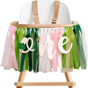 The Big One Tassel Wooden High Chair Banner - Wood One Surf Themed Birthday Party Decoration, Wave Tassel High Chair Banner
