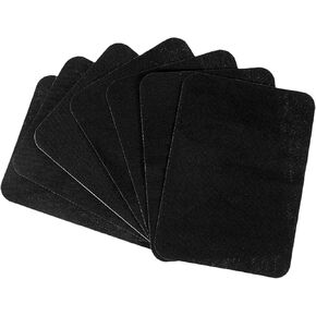 12PCS Navy Blue Iron on Patches for Clothes Inside&Outside-4×3In,Self-Adhesive Square Elbow Patches for Sweaters,Jackets,Jeans,T Shirt,Strong Glue 100% Cotton