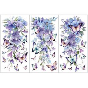 OLYCRAFT 3pcs/Set Dandelion Rub on Transfers for Furniture and Crafts 6x12 Inch Dandelion Furniture Transfer Sticker Furniture Decals Decor Transfer Stickers Rub on Decals for Furniture