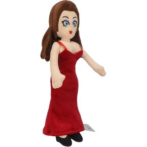 Princess Pauline Plush Toy 12" Super All Star Collection Ornament Stuffed Doll Peach Red Figure Decoration Fans Gift