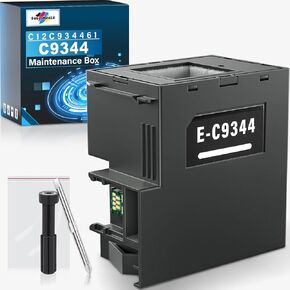 C9344 Maintenance Box for EcoTank ET-2840 ET-4810 XP-4200 WF-2930 XP-4100 XP-4105 XP-4205 WF-2850 WF-2830 WF-2950 ET2840 ET4810 XP4200 WF2930 XP4100 Printers, C12C934461/9344 Ink Maintenance Box