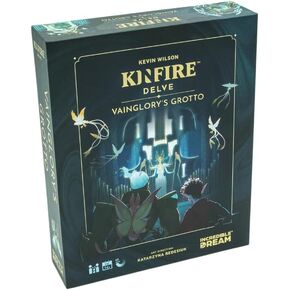Kinfire Delve: Vainglory's Grotto | Quick-to-Table Cooperative Dungeon-Crawling Card Game | Affordable, Streamlined Fantasy Adventure | Ages 14 and Up | Made