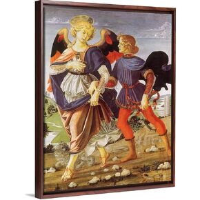 LINKAR Paint by Numbers for Adults,DIY Acrylic Painting Kits for & Beginner,Arts and Crafts for Home Wall Decor,— Tobias and The Angel,by Andrea Del Verrocchio