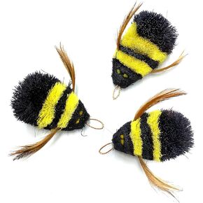 Bumble Bee Attachment - Fits Da Bird, Cat Catcher, Clarion Baton and and Flying Frenzy (3 Pack Litterboy Bee)