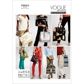 VOGUE PATTERNS V8823 Bags, One Size Only
