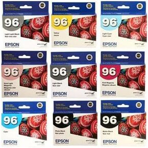 Epson Ink Cartridge Set (NOT Matte Black) for Stylus Photo R2880 Printer