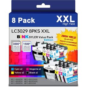 12-Pack LC3013 BK/C/M/Y Ink Cartridges, High Yield Compatible for Brother LC3013 LC3013XL LC3011 Ink Work for MFC-J491DW MFC-J497DW MFC-J487DW MFC-J690DW MFC-J895DW Printer (3BK 3C 3M 3Y)