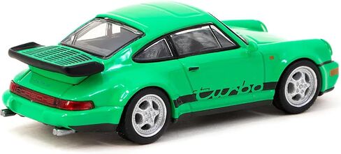 911 Turbo Green with Black Stripes Collab64 Series 1/64 Diecast Model Car بواسطة Schuco & Tarmac Works T64S-009-Gr in Saudi Arabia
