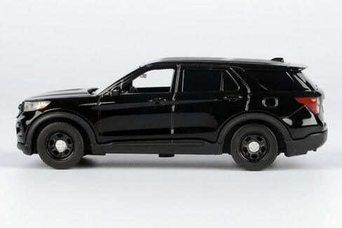 2022 Police Interceptor Utility Black Unmarked Custom Builder's Kit Law Enforcement and Public Service Series 1/43 Diecast Model Car by Motormax 79521BB-BK in Saudi Arabia