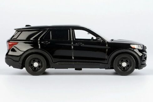 2022 Police Interceptor Utility Black Unmarked Custom Builder's Kit Law Enforcement and Public Service Series 1/43 Diecast Model Car by Motormax 79521BB-BK in Saudi Arabia