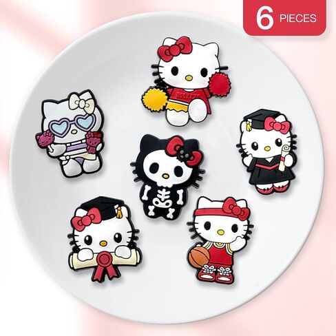 الخرز البؤري الكرتونية للأقلام ، حبات بؤرية السيليكون اللطيفة لصنع مجوهرات مفاتيح أحلام حبة DIY (D) in Kuwait