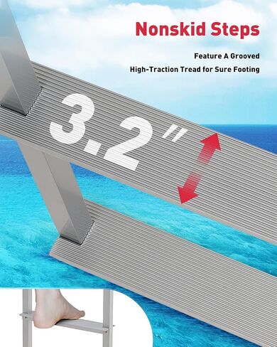 سلم القارب المحمول من CO-Z، سلم حبل القارب 3 خطوات سلم حبل بحري للقارب القابل للنفخ، قوارب الكاياك in Kuwait