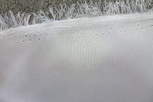 New Star Fabrics Chiffon Fabric, Continuous 60" Wide (30ft) Sheer Material, 100% Soft Polyester, Ideal for Wedding, Party, Event Decor, Draping, and Dresses (White, 5 Yards) in Saudi Arabia