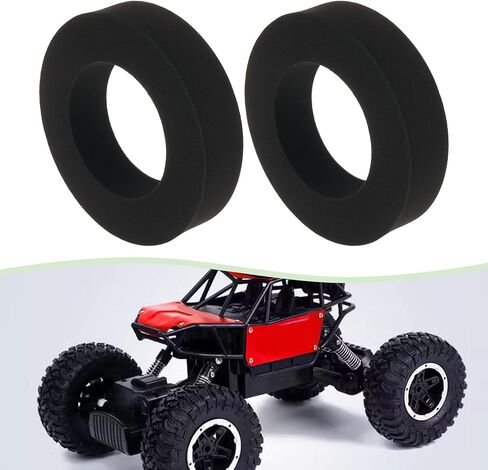 4PCS RC CAR HARDED TYRE Sponge FOAM 77X45X17.5MM لـ 1/14 RC CAR 22MM WIDTH TIRES متوافقة مع شاحنات TA-MIYA in Kuwait