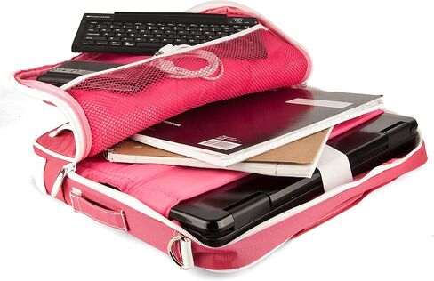 Slim Travel Briefcase Laptop Bag 13 14-inch for Inspiron, Dell Latitude, ChromeBook, Alienware (Purple) in Saudi Arabia