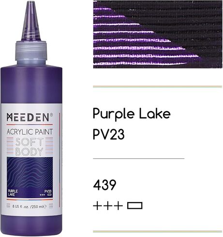 MEEDEN Titanium White Acrylic Paint: Matte Finish 250ml/8.45oz Soft Body Bulk Acrylic Colors in Squeeze Bottle - Fluid Flow Art Paints for Adults Artists Canvas Art Painting in Saudi Arabia