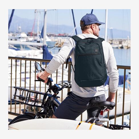 Travismathew نهج ظهر Backpack TMB100 ، الأسود in Kuwait