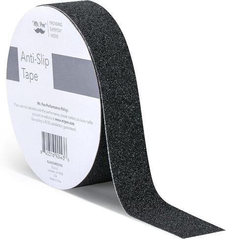 Mr. Pen- Grip Tape, 3 Inch, 23 Feet, Anti Slip Tape, Non Skid Tape, Black Grip Tape for Stairs, Non Slip Tape, Friction Tape, Stair Grips Non Slip, Waterproof Grip Tape Roll, Stair Tread Tape in Saudi Arabia