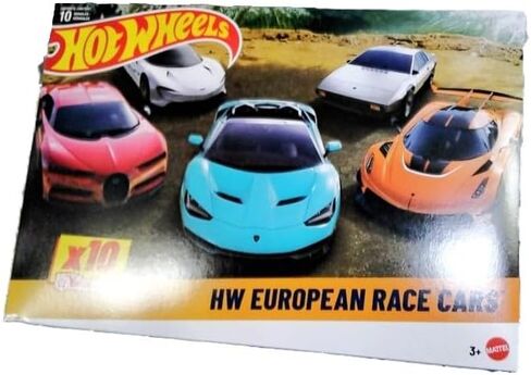 لعبة سيارات هوت ويلز، 10 عبوات من سيارات السباق، تتضمن كورفيت بمقياس 1:64 ولامبورغيني وماكلارين وهوت ويلز أوريجينالز (حصريًا لأمازون) in Saudi Arabia